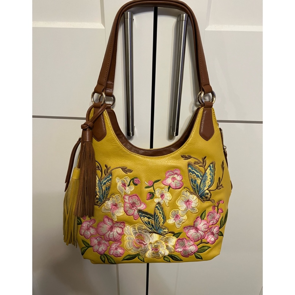 Sharif Butterfly Hobo Shouter Handbag . In perfect condition.